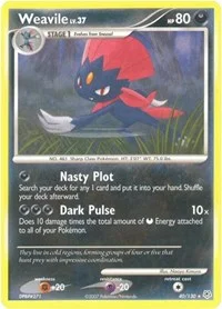 Weavile | 40/130 | Normal | Diamond and Pearl