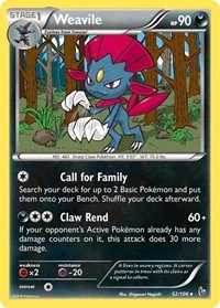 Weavile | 52/106 | Normal | XY - Flashfire