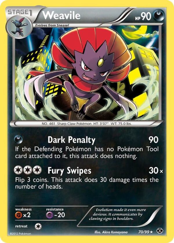 Weavile 70/99 Normal Next Destinies