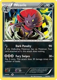 Weavile | 70/99 | Reverse Holofoil | Next Destinies