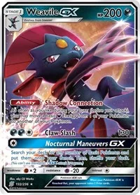 Weavile GX | 132/236 | Holofoil | SM - Unified Minds