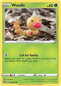 Weedle | 02/73 | Reverse Holofoil | Champion's Path
