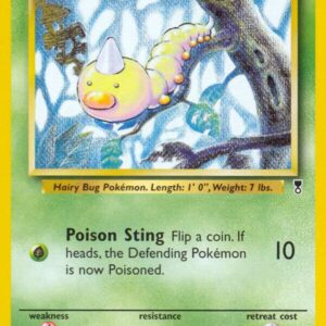 Weedle 099/110 Reverse Holofoil Legendary Collection