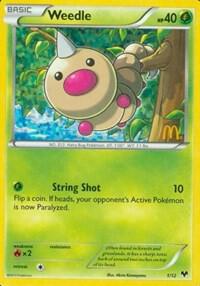 Weedle 1/12 001/012 Holofoil McDonald’s Promos 2014