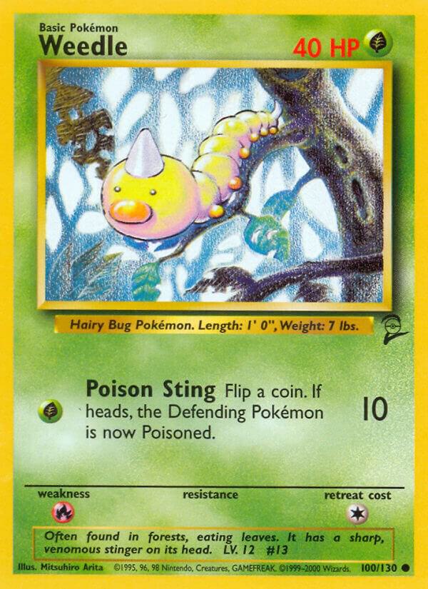 Weedle 100/130 Normal Base Set 2
