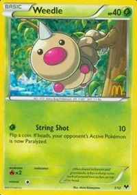 Weedle | 1/12 | 001/012 | Holofoil | McDonald's Promos 2014