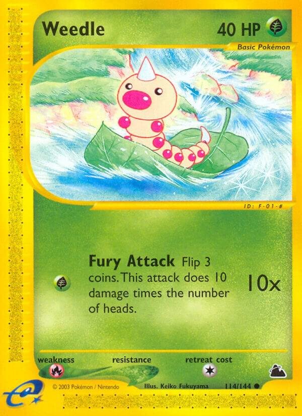 Weedle (114) 114/144 Reverse Holofoil Skyridge