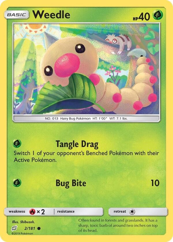 Weedle (2) 2/181 Normal SM – Team Up Weedle (2) 2/181 Normal SM – Team Up