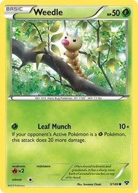 Weedle | 3/146 | Normal | XY Base Set