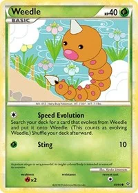 Weedle | 69/95 | Reverse Holofoil | Unleashed
