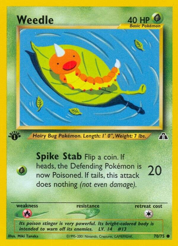 Weedle 70/75 Unlimited Neo Discovery