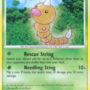 Weedle 86/111 Reverse Holofoil Rising Rivals