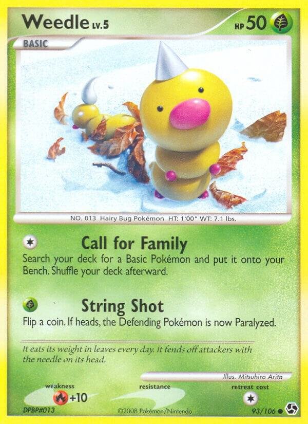 Weedle 93/106 Reverse Holofoil Great Encounters
