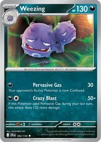 Weezing | 092/159 | Reverse Holofoil | SV09: Journey Together