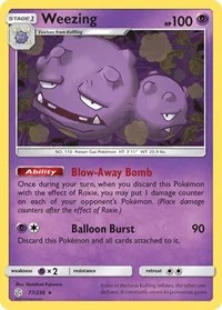 Weezing | 77/236 | Normal | SM - Cosmic Eclipse Weezing | 77/236 | Normal | SM - Cosmic Eclipse