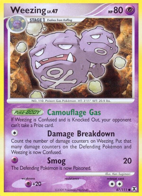 Weezing 87/111 Reverse Holofoil Rising Rivals