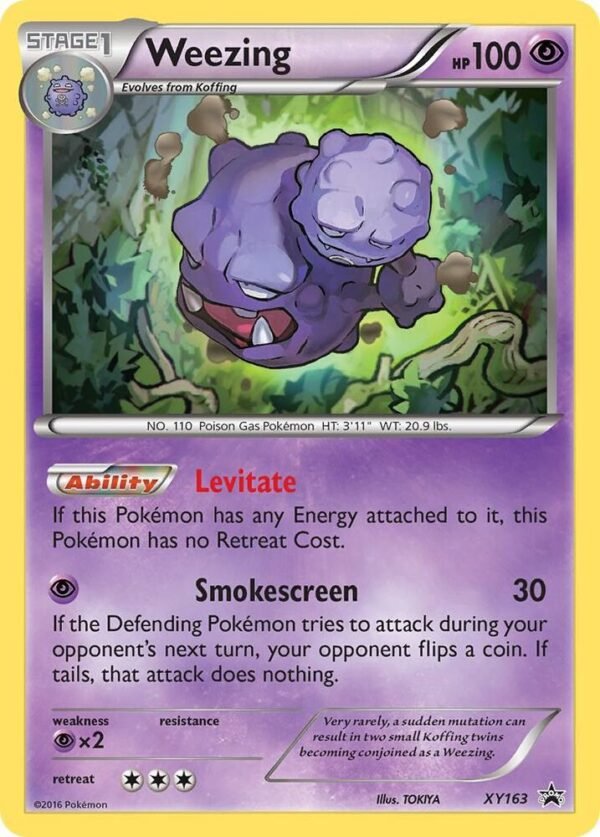 Weezing XY163 Holofoil XY Promos Weezing XY163 Holofoil XY Promos
