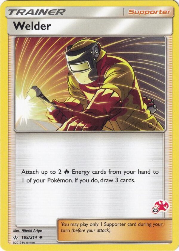 Welder 189/214 (#25 Charizard Stamped) Normal Battle Academy Welder 189/214 (#25 Charizard Stamped) Normal Battle Academy