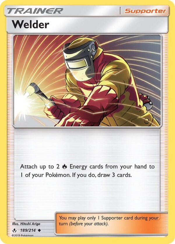 Welder 189/214 Reverse Holofoil SM – Unbroken Bonds