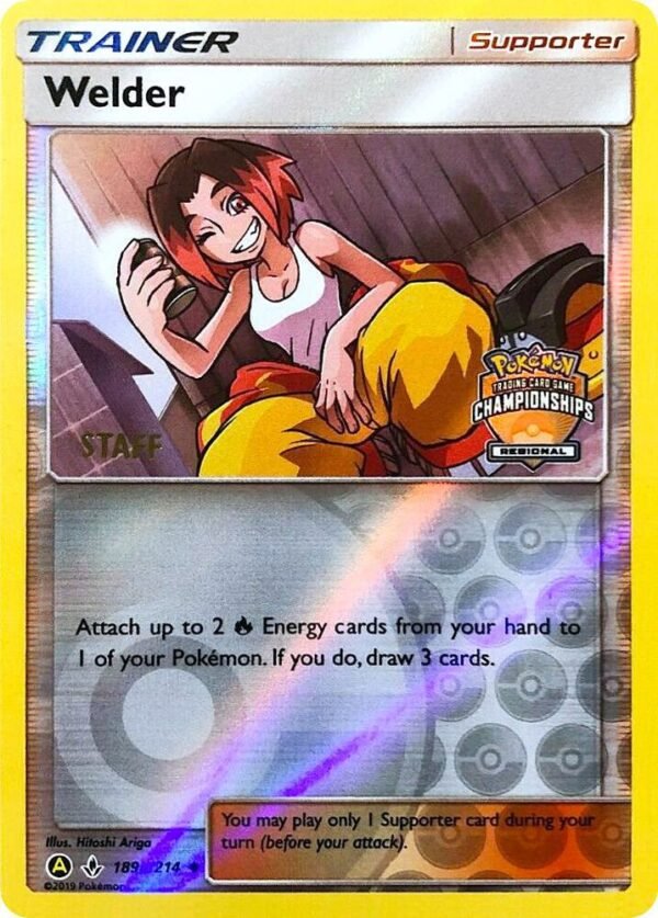 Welder 189a/214 (Regional Championships) [Staff] Reverse Holofoil League & Championship Cards