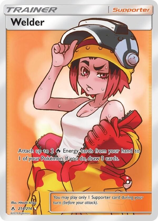 Welder (Full Art) 214/214 Holofoil SM – Unbroken Bonds Welder (Full Art) 214/214 Holofoil SM – Unbroken Bonds