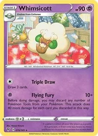 Whimsicott | 076/185 | Reverse Holofoil | SWSH04: Vivid Voltage Whimsicott | 076/185 | Reverse Holofoil | SWSH04: Vivid Voltage