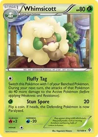 Whimsicott | 15/149 | Reverse Holofoil | Boundaries Crossed