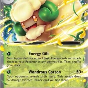 Whimsicott ex 005/086 Holofoil SV: White Flare
