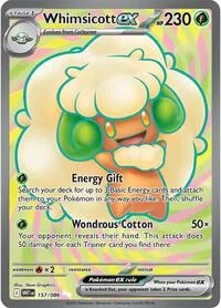 Whimsicott ex | 157/086 | Holofoil | SV: White Flare