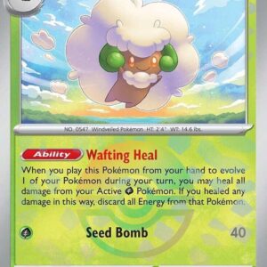Whimsicott (Poke Ball Pattern) 008/131 Holofoil SV: Prismatic Evolutions Whimsicott (Poke Ball Pattern) 008/131 Holofoil SV: Prismatic Evolutions