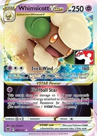 Whimsicott VSTAR | 065/172 | Holofoil | Prize Pack Series Cards