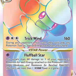 Whimsicott VSTAR (Secret) 175/172 Holofoil SWSH09: Brilliant Stars Whimsicott VSTAR (Secret) 175/172 Holofoil SWSH09: Brilliant Stars