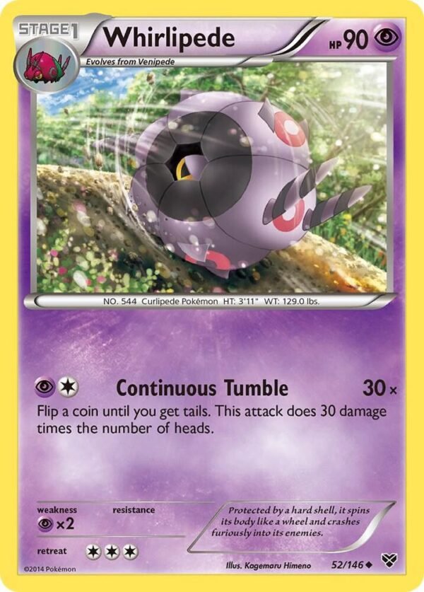 Whirlipede 52/146 Normal XY Base Set