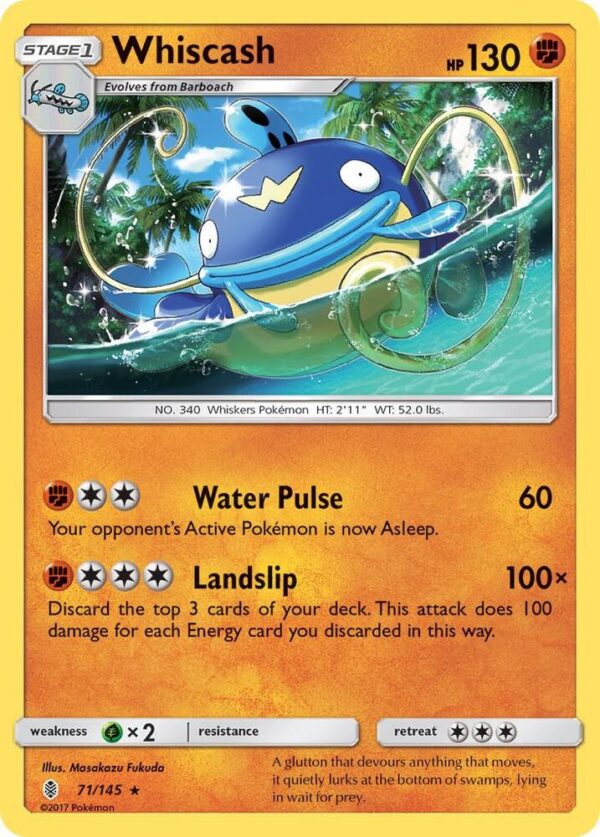 Whiscash 71/145 Normal SM – Guardians Rising