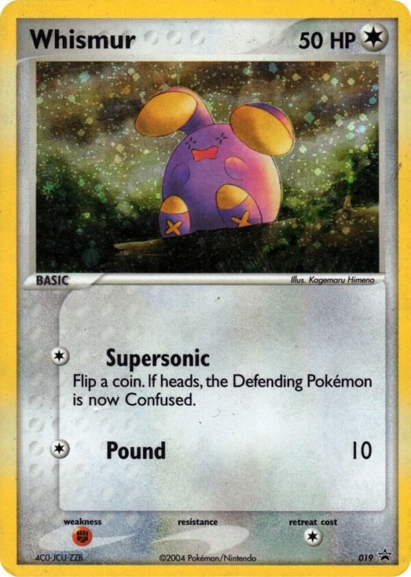 Whismur 019 (EX Deck Tin) Holofoil Nintendo Promos Whismur 019 (EX Deck Tin) Holofoil Nintendo Promos
