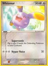 Whismur | 69/100 | Reverse Holofoil | Crystal Guardians