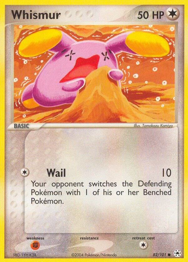 Whismur 82/101 Reverse Holofoil Hidden Legends