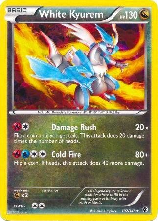 White Kyurem 102/149 (BW Boundaries Crossed) Holofoil Deck Exclusives White Kyurem 102/149 (BW Boundaries Crossed) Holofoil Deck Exclusives