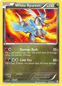 White Kyurem | 102/149 | Reverse Holofoil | Boundaries Crossed