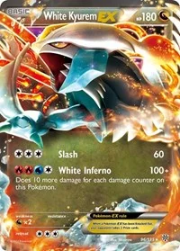 White Kyurem EX | 96/135 | Holofoil | Plasma Storm