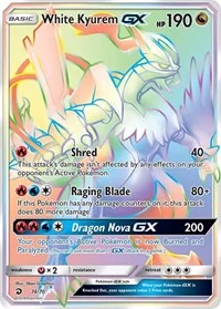 White Kyurem GX (Secret) | 74/70 | Holofoil | Dragon Majesty
