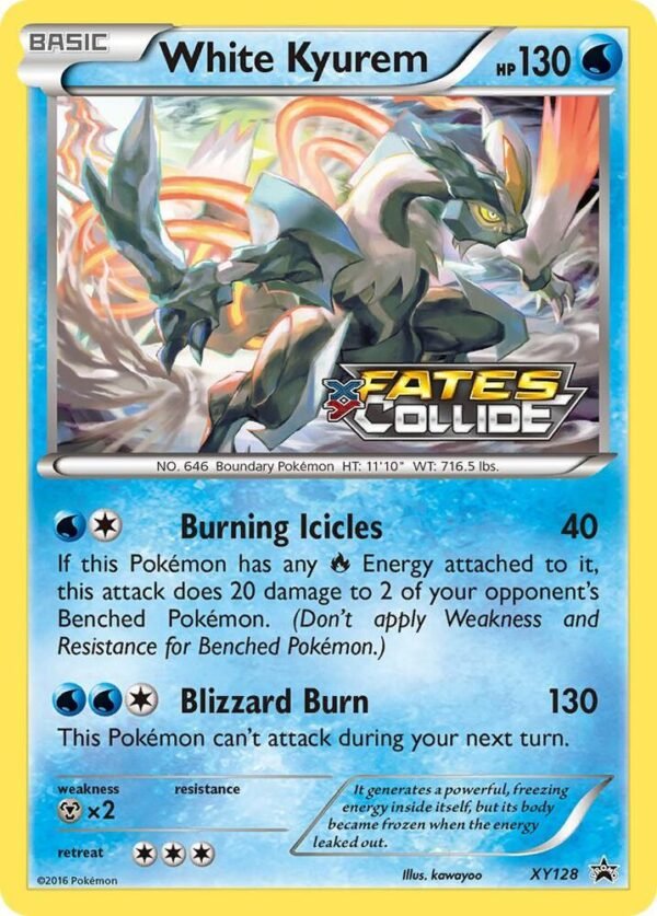 White Kyurem (Prerelease) XY128 Holofoil XY Promos