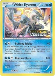 White Kyurem | XY128 (Prerelease) [Staff] | Holofoil | XY Promos