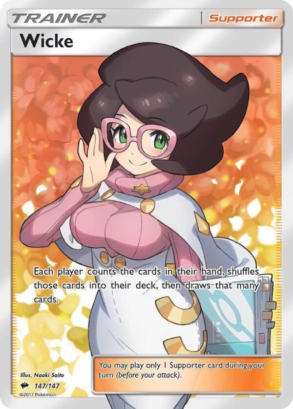 Wicke (Full Art) 147/147 Holofoil SM – Burning Shadows