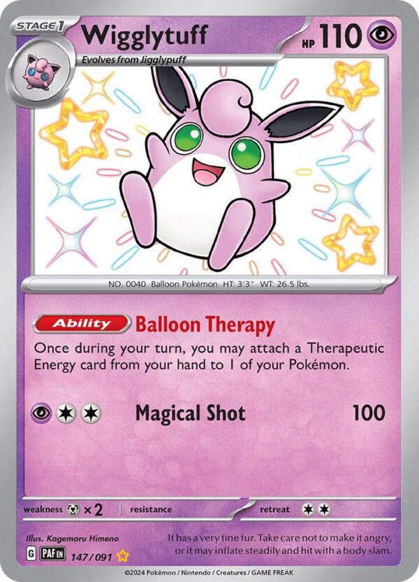 Wigglytuff 147/091 Holofoil SV: Paldean Fates