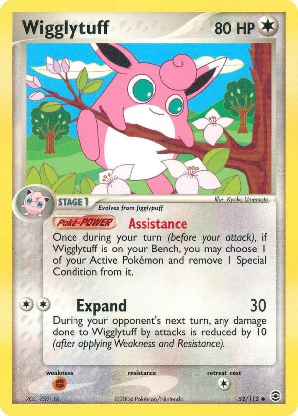 Wigglytuff 52/112 Normal FireRed & LeafGreen Wigglytuff 52/112 Normal FireRed & LeafGreen