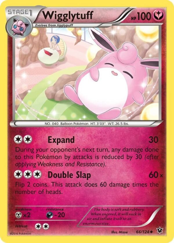 Wigglytuff 66/124 Reverse Holofoil XY – Fates Collide