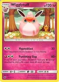 Wigglytuff | 72/111 | Reverse Holofoil | SM - Crimson Invasion