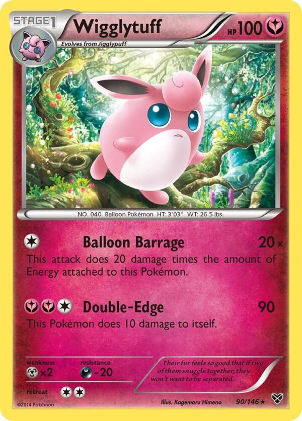 Wigglytuff (90) 90/146 Normal XY Base Set
