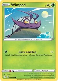 Wimpod | 017/189 | Normal | SWSH03: Darkness Ablaze Wimpod | 017/189 | Normal | SWSH03: Darkness Ablaze